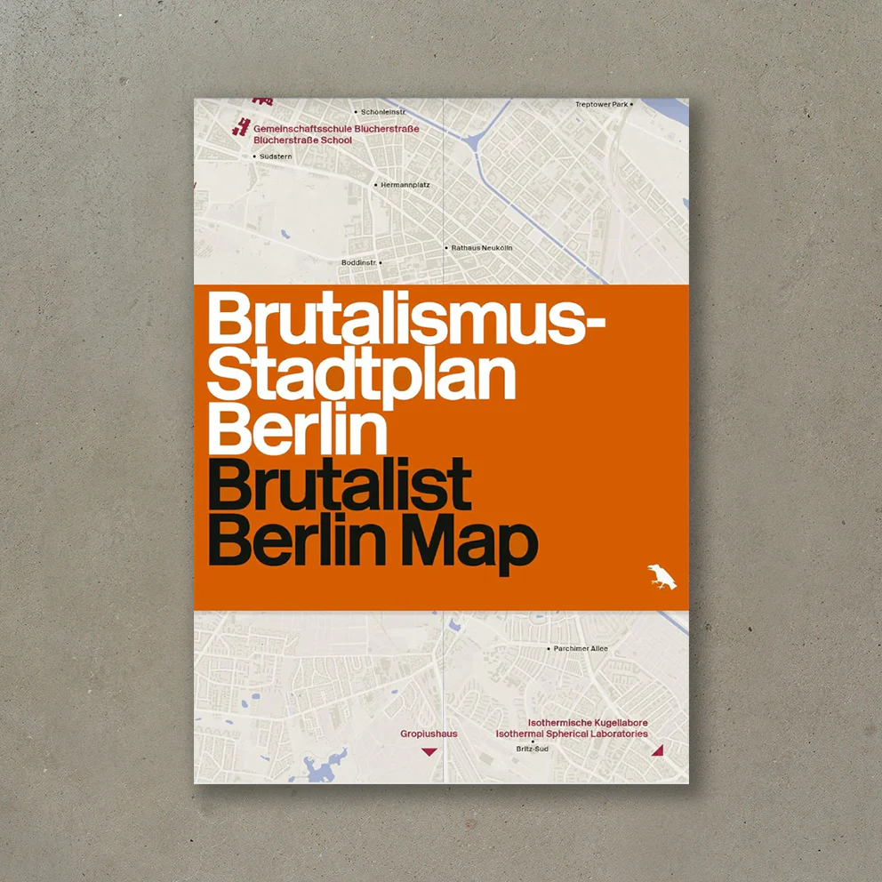 Brutalismus Stadtplan Berlin | Brutalist Berlin Map