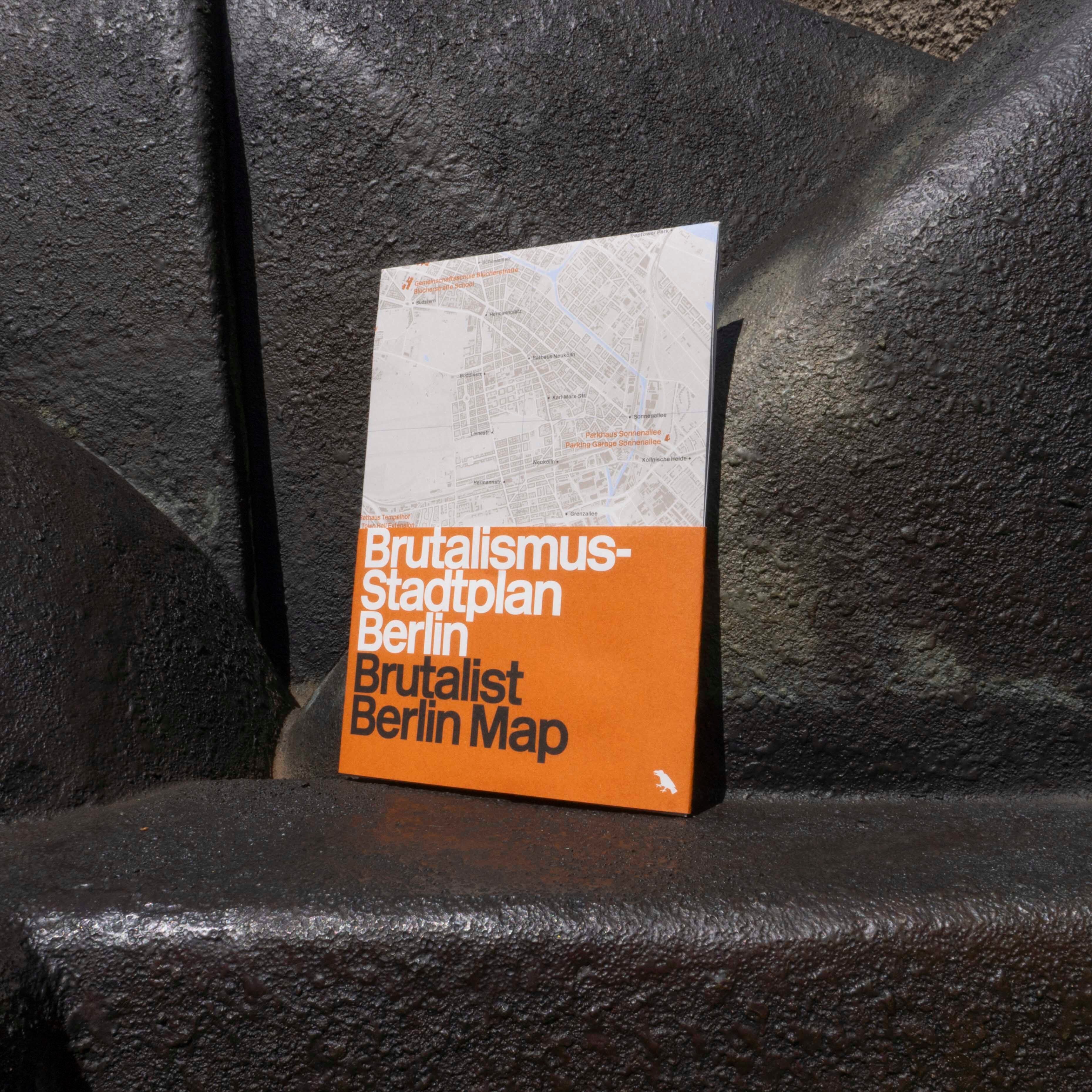Brutalismus Stadtplan Berlin | Brutalist Berlin Map - Image 2