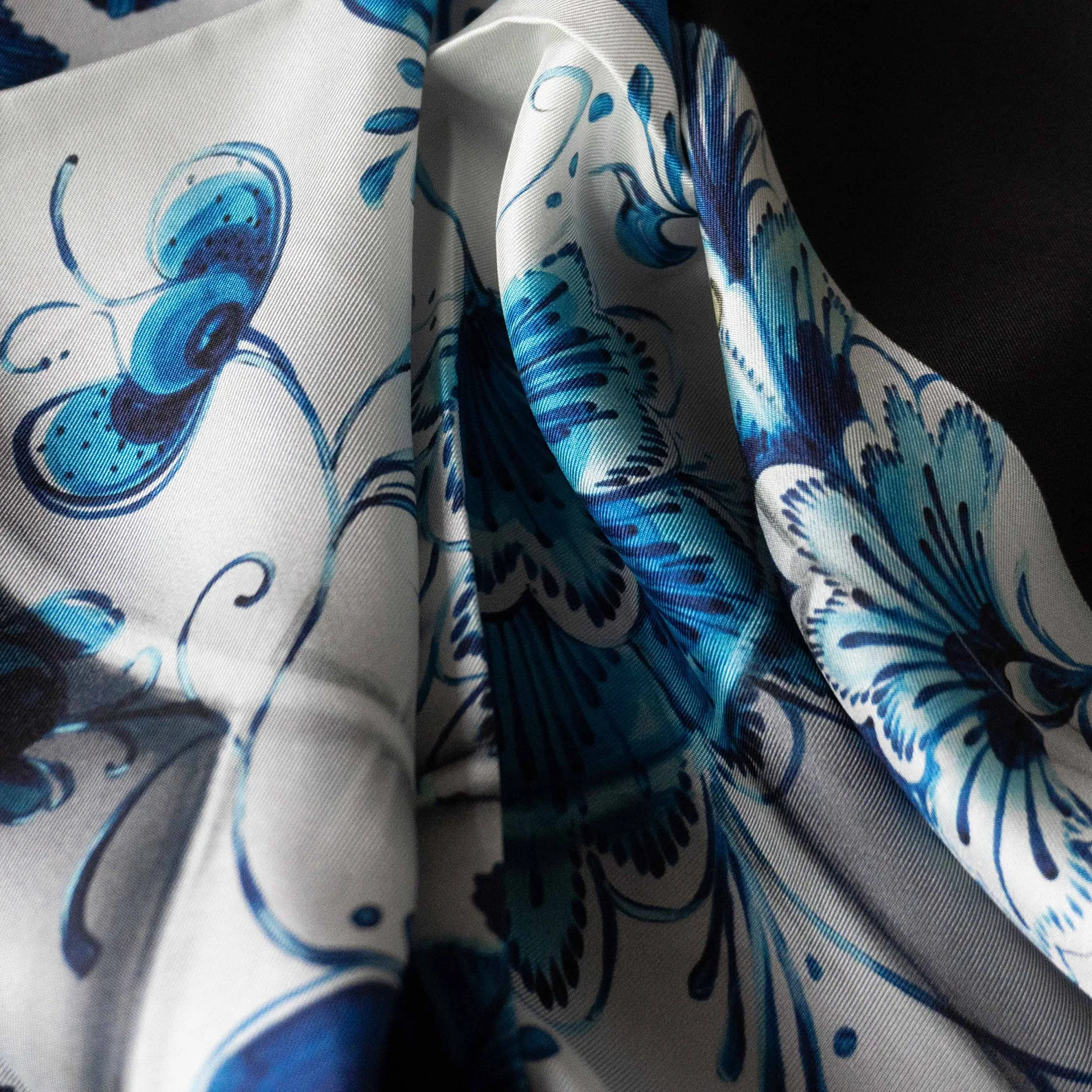 Drape Silk Scarf - Image 3