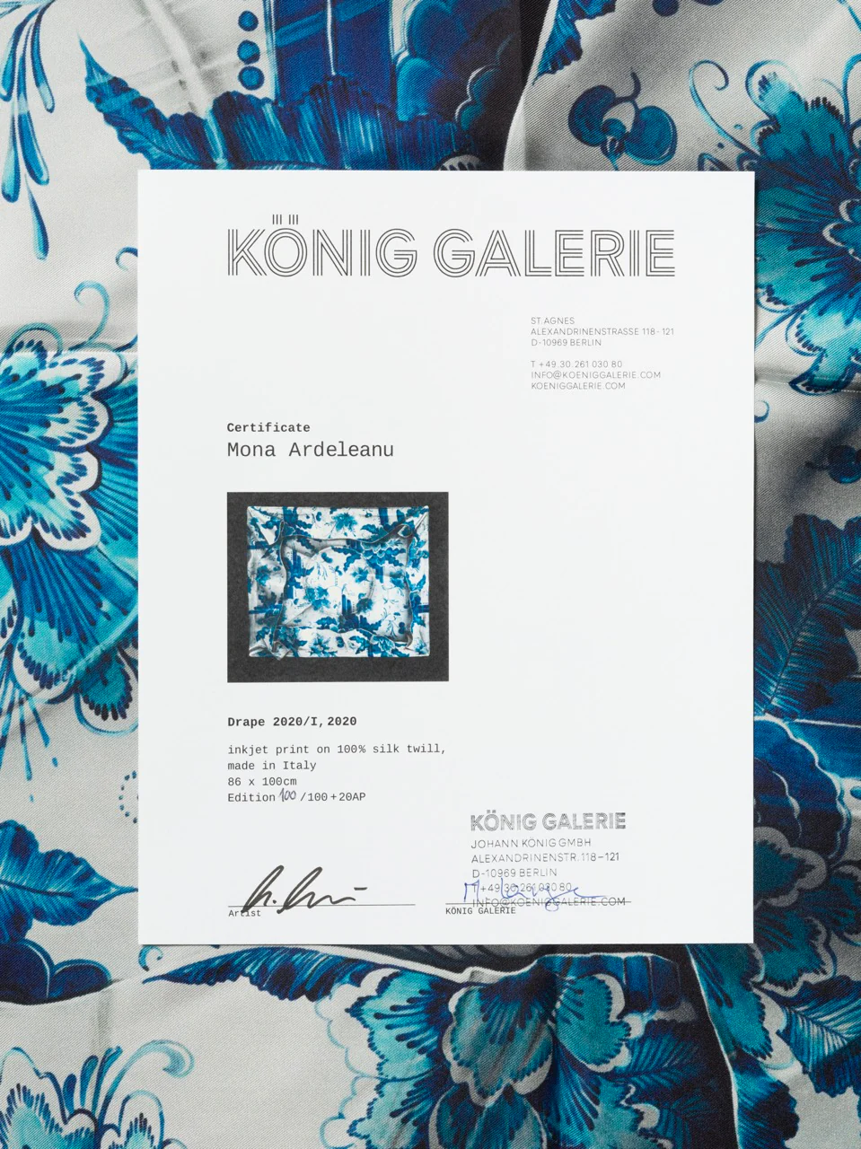 Drape Silk Scarf - Image 6