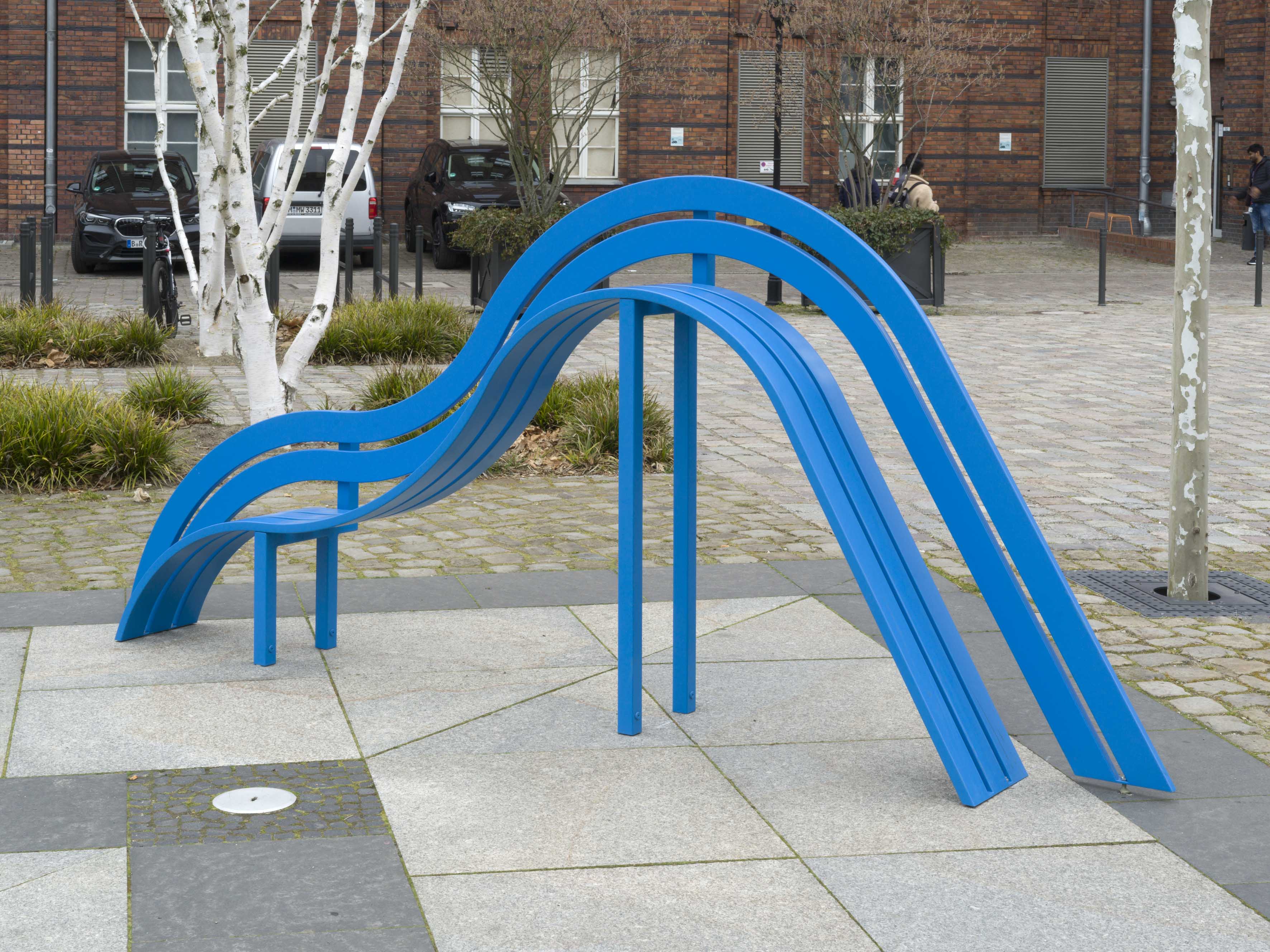 Light Blue Modified Social Bench #01 - Image 4