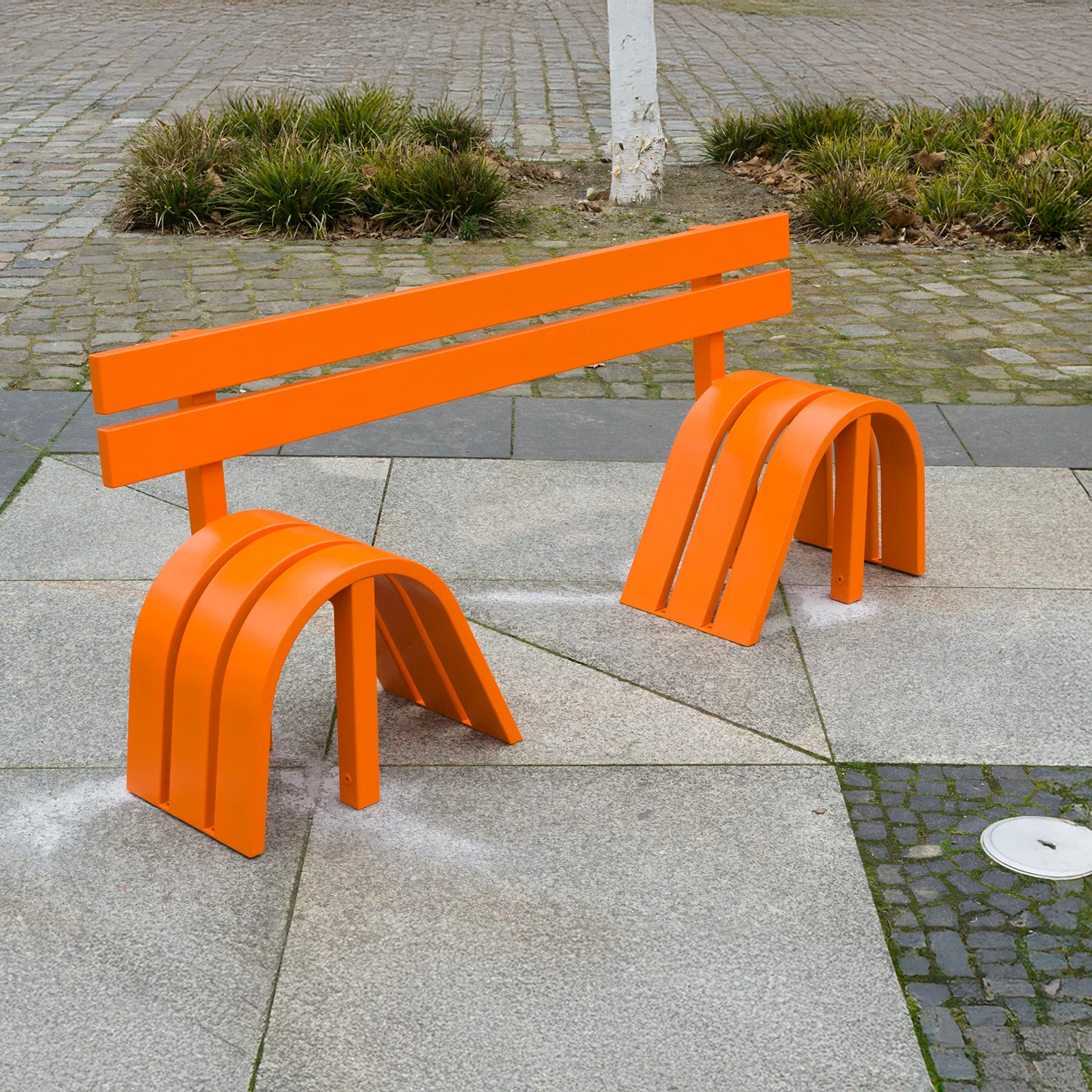 Orange Modified Social Bench #01 - Image 2
