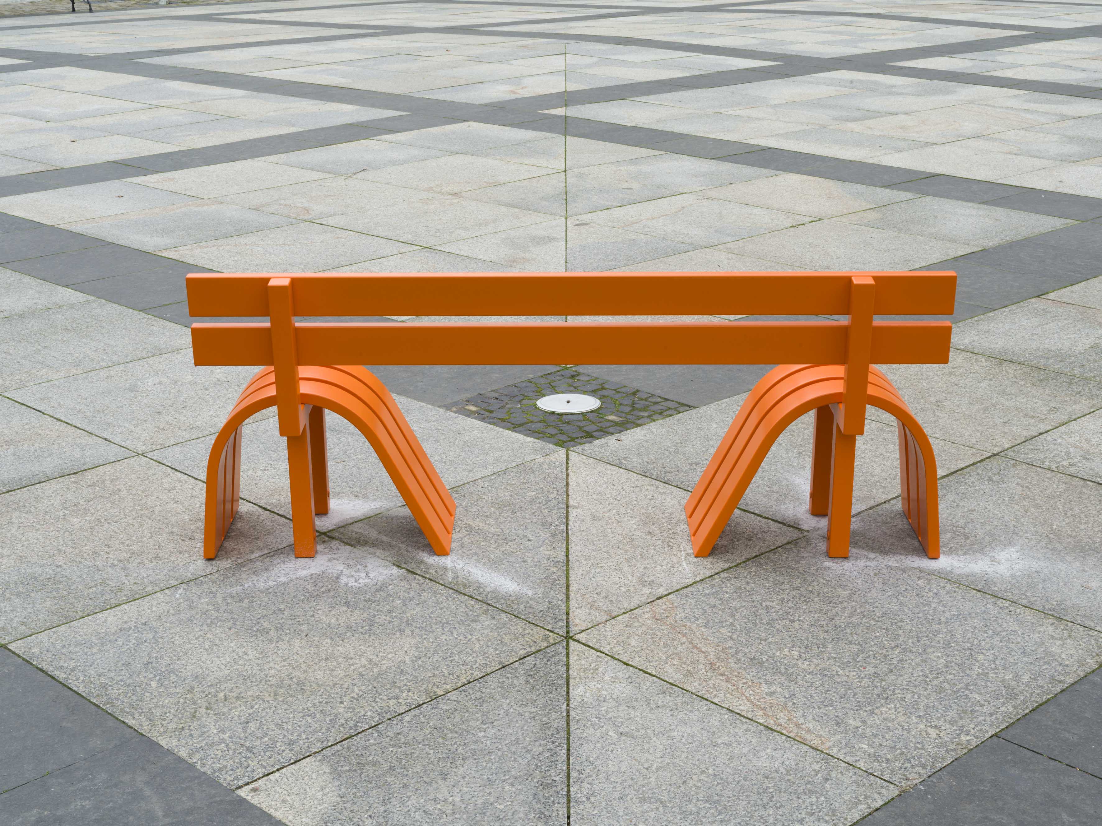 Orange Modified Social Bench #01 - Image 4