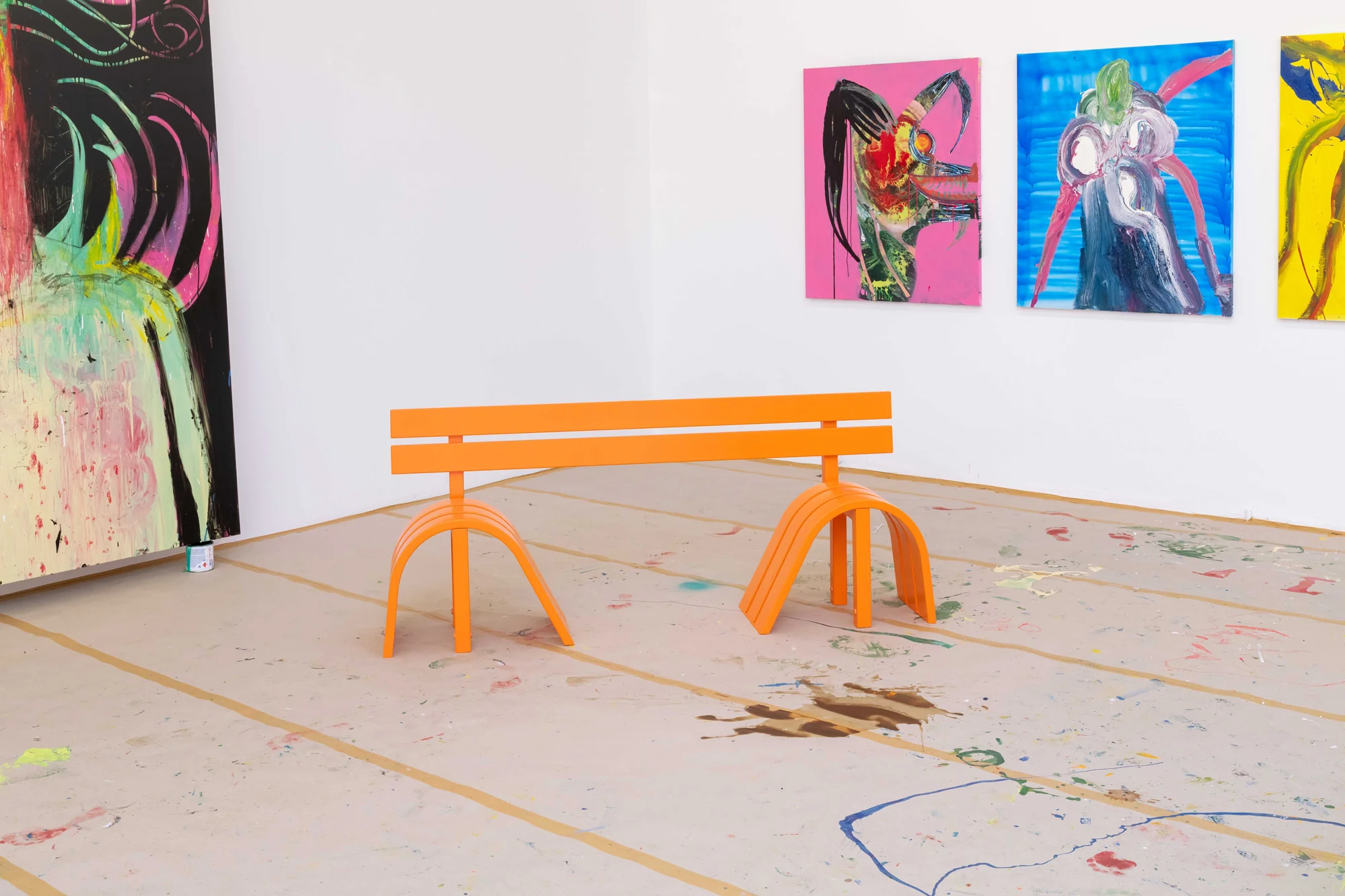 Orange Modified Social Bench #01 - Image 6