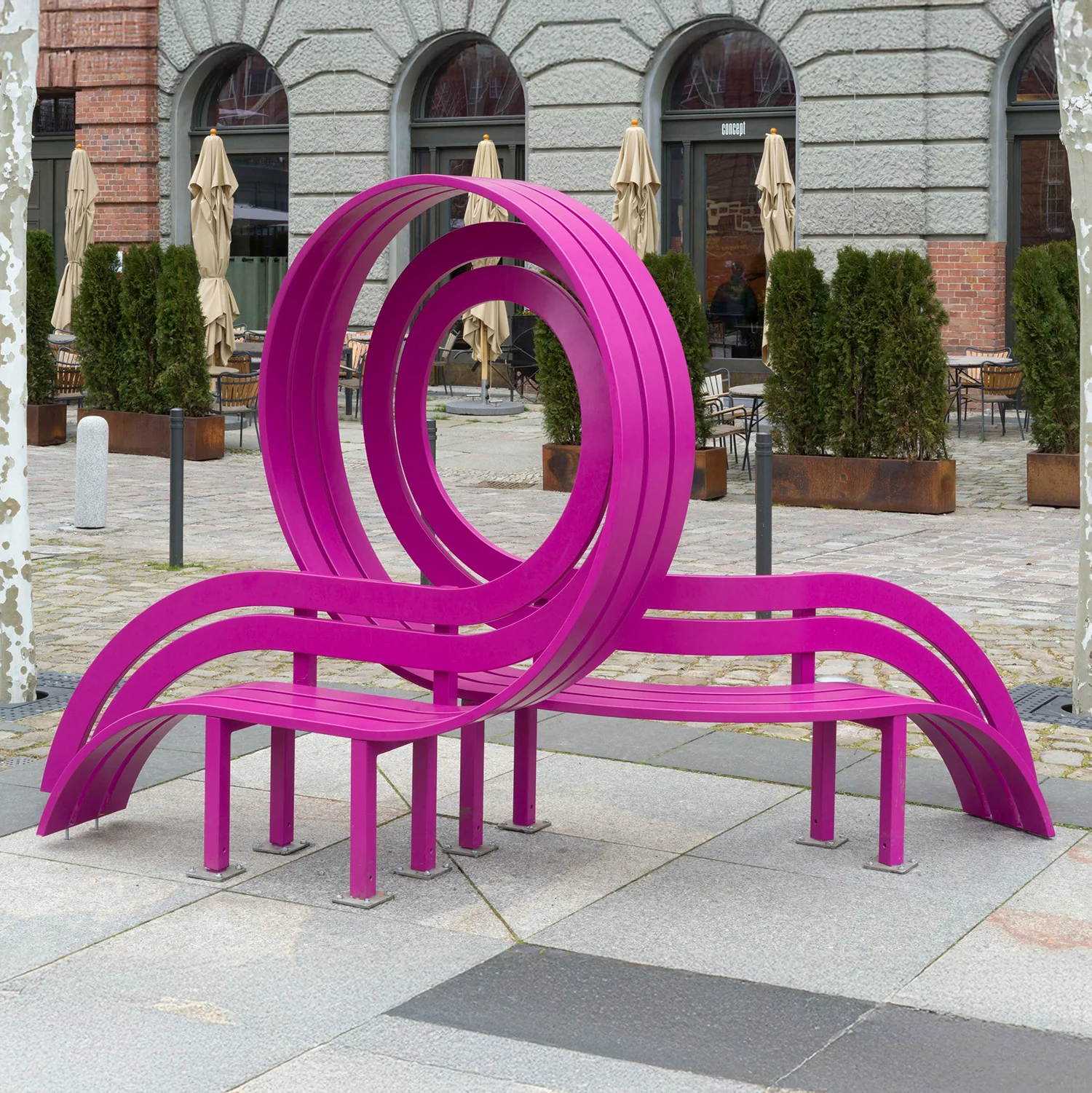 Purple Modified Social Bench #01 - Image 3