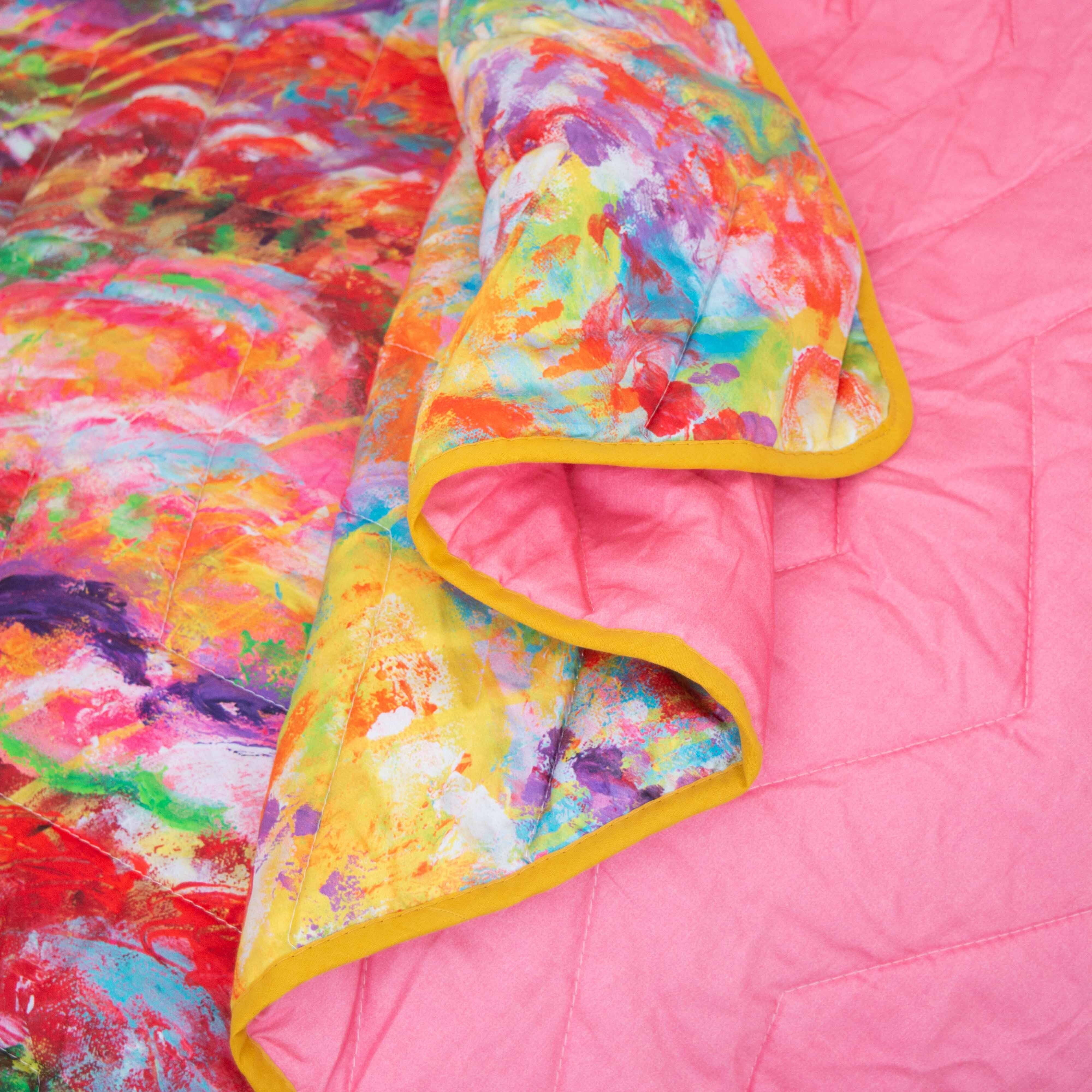 Quilted Blanket CUTE. WEIRD. FREE. - Image 3